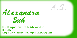 alexandra suh business card